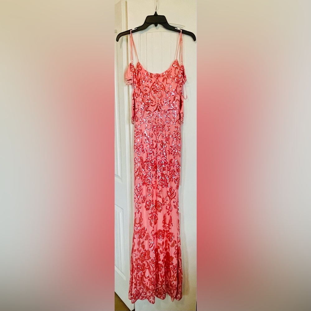 Windsor Pink Floral Lace Dress